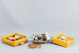 A large parcel of electroplated napkin rings and napkin rings in other material