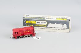 A Wrenn W2234 Class 08 shunter (diesel), NCB red no. 72 (boxed) with alternative Hornby Dublo