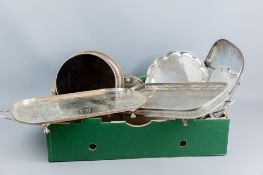 A parcel of mixed size electroplated trays