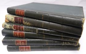 Six volumes of bound periodicals 'Feathered World'