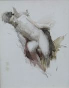 EDITH STARKIE (wife of Arthur Rackham) watercolour - life-study, unsigned, information verso, 7.5