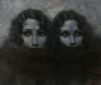 HAMISH BLAKELY limited edition (165/195) giclee print - entitled 'Angel Eyes', signed, 17 x 20ins (