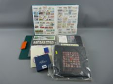 Stamps - a railway and locomotive commemorative stock book, a file of first day covers and other