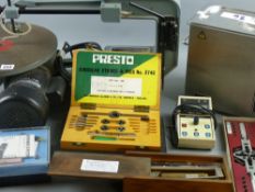 A good quantity of watch and clockmaker/restorer workshop tools and equipment including three