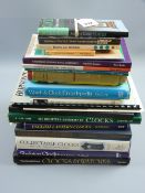 Horological Books - twenty three publications on clocks, watches and barometers including 'English