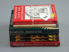 Horological Books - six publications 'Wales Clocks & Clockmakers' by William Linnard, two copies '