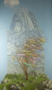 KEITH BOWEN oil on canvas - a fine early-career oil on canvas 'Tree of Life', signed and dated