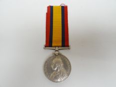 A Queen's South Africa Medal to Corpl. J. Voss, Leicester. Regt.