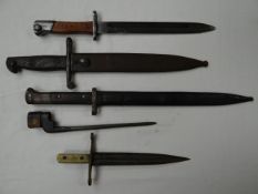 A quantity of bayonets