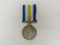A South Atlantic Medal with rosette to PO(S) J. McLachlan D069745V HMS Hermes