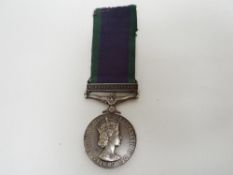 Campaign Service Medal Northern Ireland to 24074977 Fus. R.H. Werrett, RWF