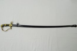 A German Third Reich Lionhead sword