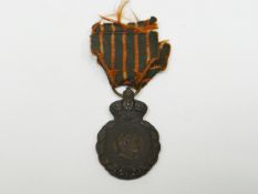 A French Napoleon III bronze commemorative medal
