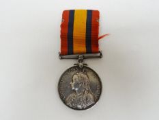 A Queen's South Africa Medal with no clasp to 6626 L.Cpl. G. Thomas, Middx. Regt.