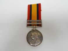 A Queen's South Africa Medal with Cape Colony and South Africa 1902 clasps to 5239 Pte. W. Norris,