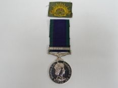 Campaign Service Medal Borneo, believed to be issued with the Australian naming style, to 54241 R.E.