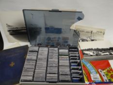 A large quantity of 35mm photographic slides of military tanks together with a quantity of modern