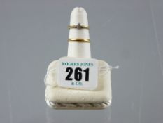 An eighteen carat gold diamond solitaire dress ring, visual estimate 0.2 carat and a twenty two