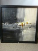 WILKINSON oil on canvas - an excellent contemporary 21st Century furnishing abstract painting,