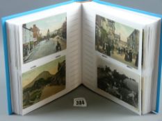 An album containing approximately one hundred and fifty postcards, mainly North Wales and Wales