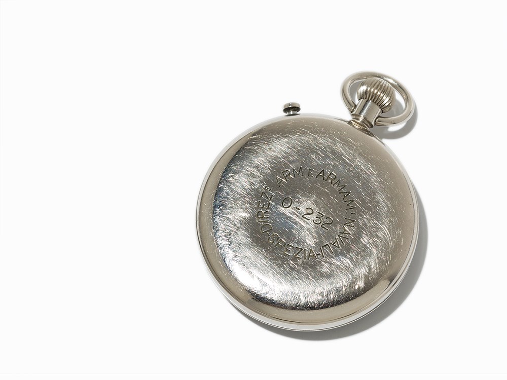 Leonidas Military Pocket Watch Chronograph, C. 1940 Leonidas military pocket watch chronograph - Image 7 of 9