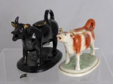 Two Vintage Dairy Creamers (WAF) (2).