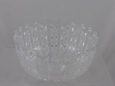 A Cut Glass Trifle Bowl, the diameter 21 cms, approx depth 10 cms.