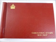 An hand inscribed Album of Coronation Stamps dated May 1937. (m/m)