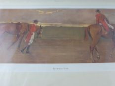 Two signed Lionel Edwards hunting prints 