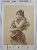 A Vintage Cheltenham Opera House Promotional Poster, for 