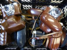 A Collection of 20th Century Cameras including two Voigtlander, Zeiss Icon, Wetrra (Carl Zeiss