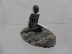 A metal figure of 