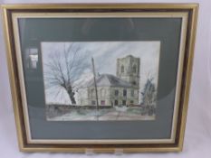 Susan W Evans, two original water colours entitled 