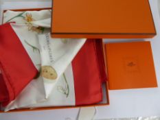 A Lady's Silk Hermes Scarf, 