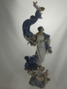 A Lladro Special Edition Piece Depicting Madonna and Cherubs, impressed marks to base 1579 H-24 N