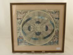 An Antique Hand Coloured Lithograph, entitled 