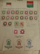 A Page of Mostly Mint Heligoland Stamps, accurately embossed and quite possibly genuine. worth