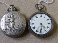 A Gentleman's Silver Pocket Watch, Birmingham hallmark, inscribed Thomas Carnell dated 1902 together