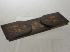 Antique Book Slide, with decorative inlay, possibly Italian.