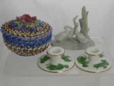 A Collection of Miscellaneous Porcelain, including two Wedgwood 