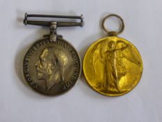 A Great War and Victory Medal to M2-118838 PTE. R. Reynolds A. S. C.