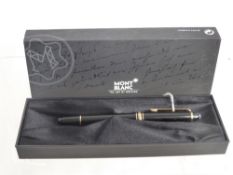 A Mont Blanc Meisterstuck Fountain Pen, nr 4810, in the original box.