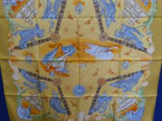 A Lady's Hermes Silk Scarf, design 