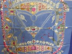 A Lady's Hermes Silk Scarf, design 