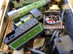 A Miscellaneous Collection of Hornby Railway items, including Flying Scotsman and Tender Drive