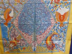 A Lady's Hermes Silk Scarf, design 