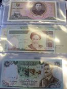 A Collection of Miscellaneous Bank Notes in two albums, including European, Chinese, Middle