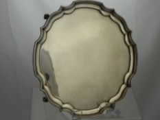 A Solid Silver Salver, Birmingham hallmark dated 1967, m.m J B Chatterley & Sons, the salver