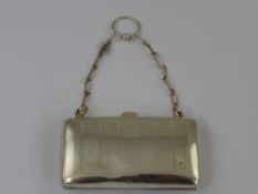 A Silver Evening Clutch, Birmingham hallmark, mm J.G. Ltd.