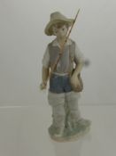 A Lladro Figurine of Fisherman and Catch, nr A14N, approx 15 cms